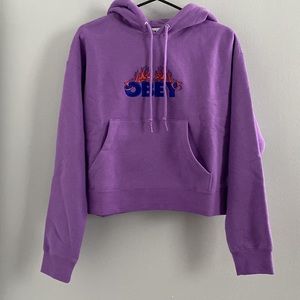NWT Cropped hoodie OBEY brand